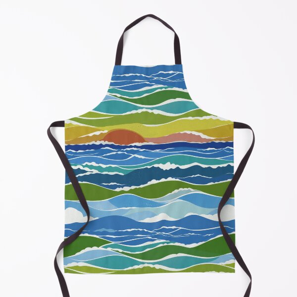 Item preview, Sunset Rainbow Waves designed and sold by Artlizzard.