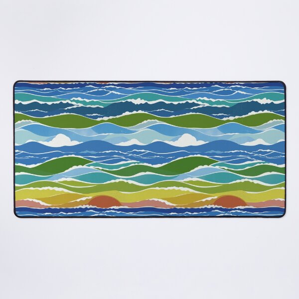 Item preview, Sunset Rainbow Waves designed and sold by Artlizzard.