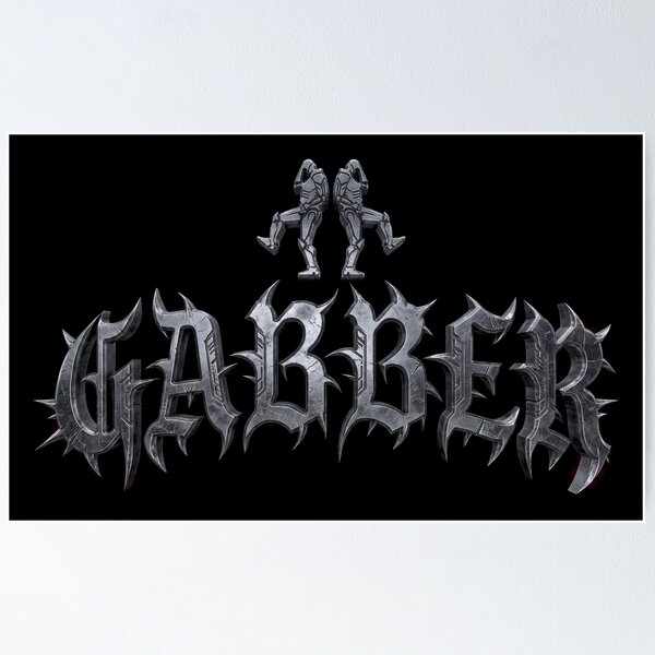 Item preview, Cybernetic Hakken Gabber Hardcore Techno Rave Art designed and sold by SPAZE-Typo.