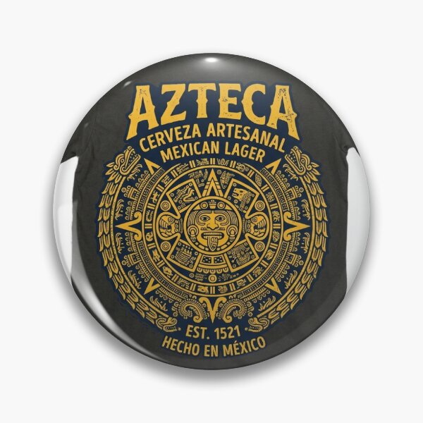 Item preview, Azteca Cerveza Artesanal Mexican Lager Sticker designed and sold by We Got Sol.