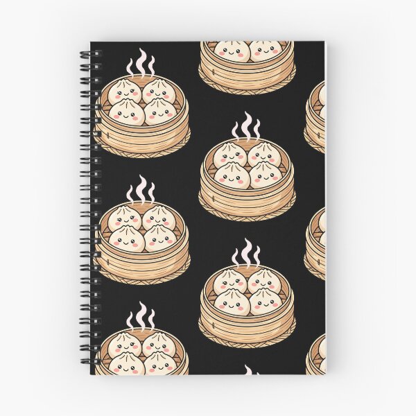 Item preview, Cute Kawaii Dumplings Bamboo Steamer Dim Sum Bao Buns Asian Food Design designed and sold by ASfindsStore.