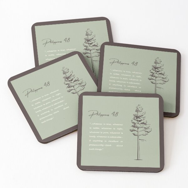 Item preview, Philippians 4:8 designed and sold by wildrosestudio.