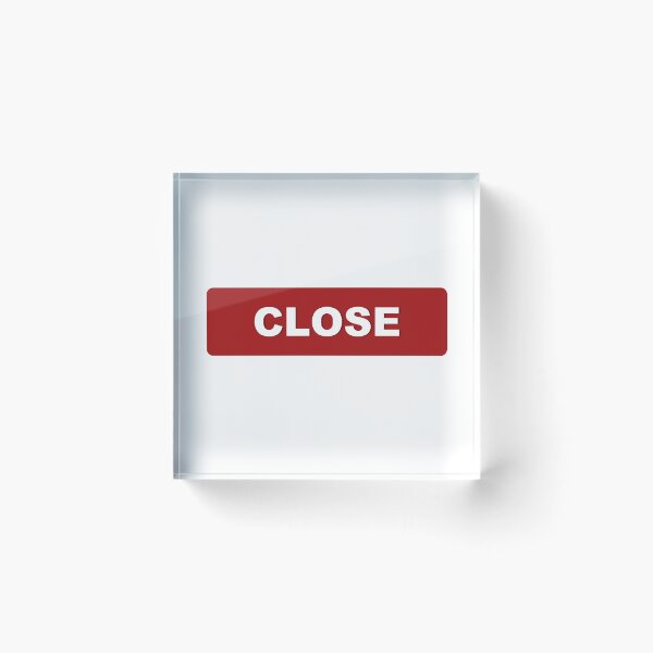 Item preview, Close – Minimalist Typography Design designed and sold by StudioAyinla.