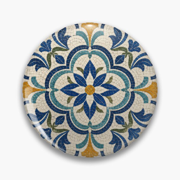 Item preview, Mediterranean Mosaic Floral Pattern designed and sold by Owcomm.