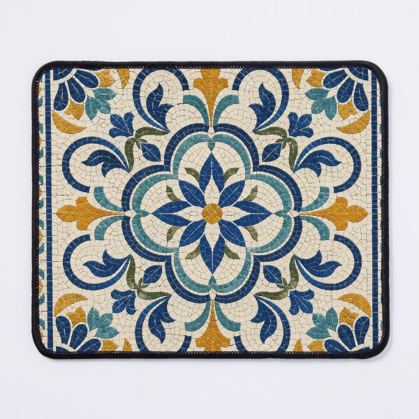 Item preview, Mediterranean Mosaic Floral Pattern designed and sold by Owcomm.
