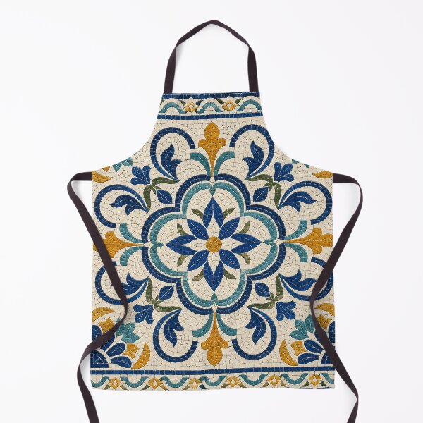 Item preview, Mediterranean Mosaic Floral Pattern designed and sold by Owcomm.