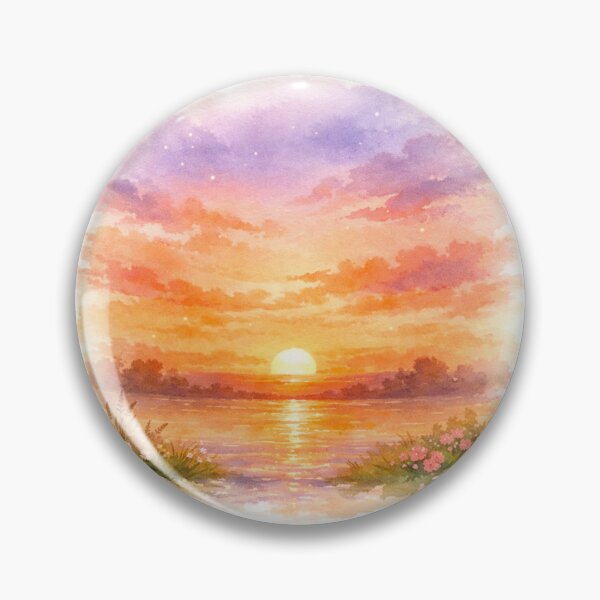 Item preview, Sunset Glow designed and sold by digital.stickerperso.com.