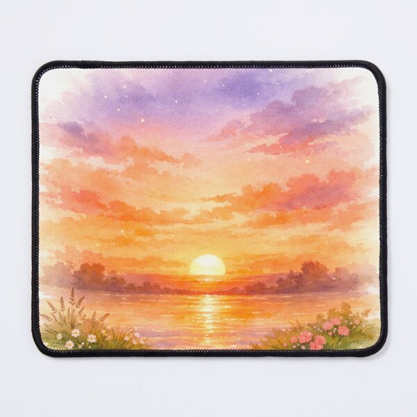 Item preview, Sunset Glow designed and sold by digital.stickerperso.com.