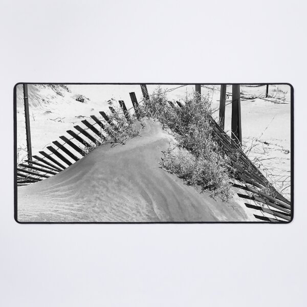 Item preview, Elegant Wind-Sculpted Sand Hills With Rustic Fences designed and sold by DEC02.