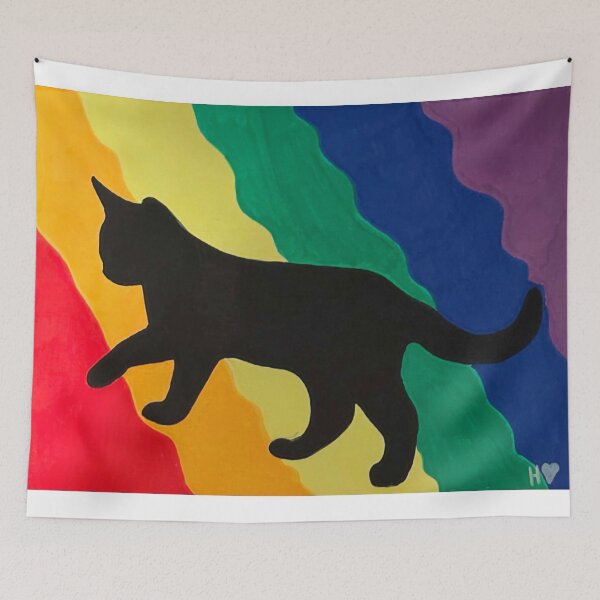 Item preview, Kitty Rainbow designed and sold by hheartart.