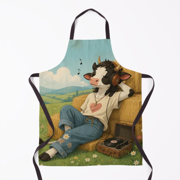 Item preview, music-loving cow designed and sold by Nopasaran-Tsin.