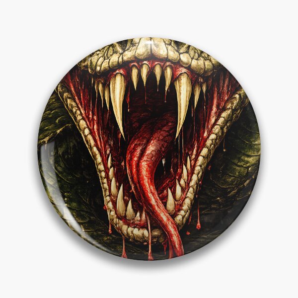 Item preview, Demonic Viper with Red Eyes designed and sold by VeltharaArt.