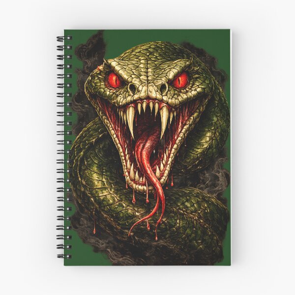 Item preview, Demonic Viper with Red Eyes designed and sold by VeltharaArt.