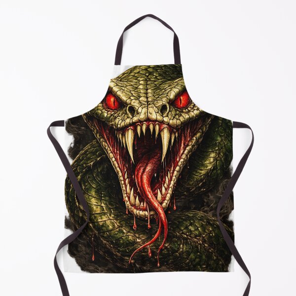 Item preview, Demonic Viper with Red Eyes designed and sold by VeltharaArt.