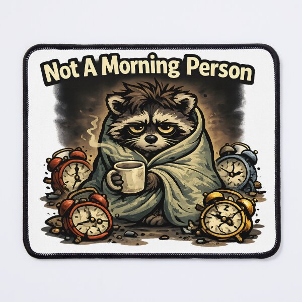 Item preview, Not A Morning Person Certified designed and sold by PatiImagination.