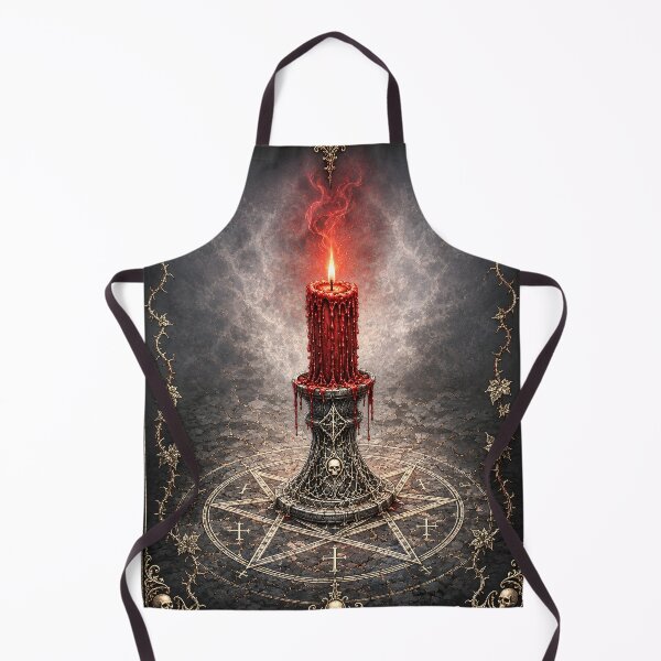 Item preview, Occult Ritual Candle Pentagram designed and sold by VeltharaArt.