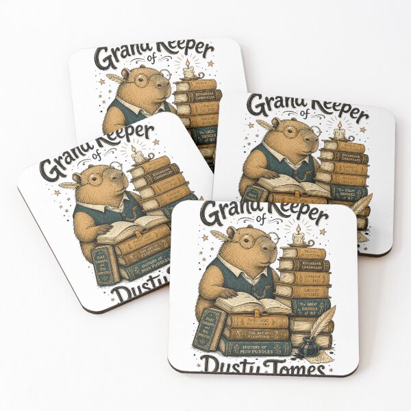 Item preview, Capybara Book Lover Dark Academia Enthusiast designed and sold by VisualArtsOasis.