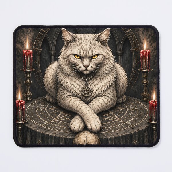 Item preview, Mystical Ritual Cat Guardian designed and sold by VeltharaArt.