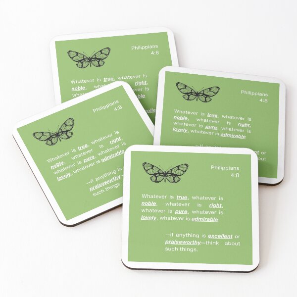 Item preview, Philippians 4:8 designed and sold by wildrosestudio.