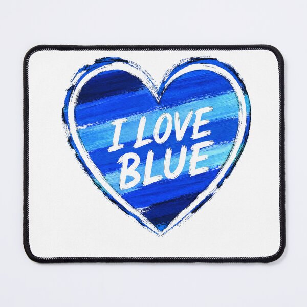 Item preview, I Love Blue – Artistic Heart designed and sold by KaSenArt26.