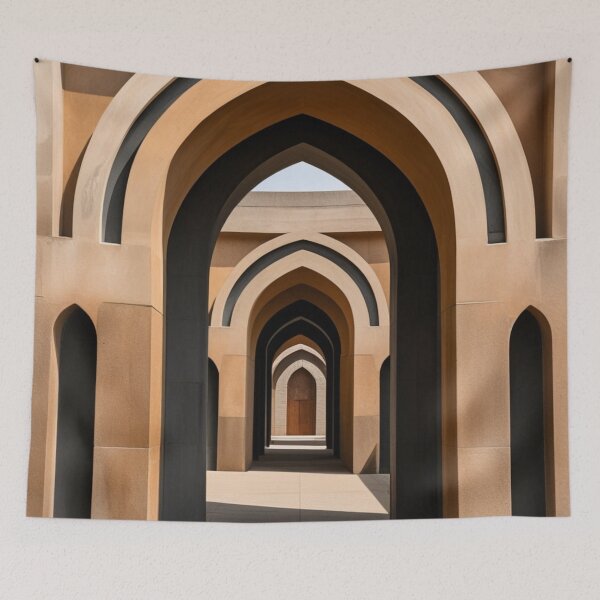 Item preview, Mid Century Architectural Botanical Panel Poster designed and sold by EnmarcArt.