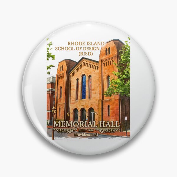 Item preview, Vintage Memorial Hall RISD Architectural Sketch Art designed and sold by EvergreenPark - Tee Studio.