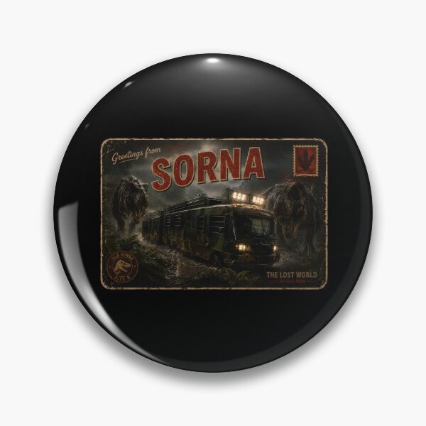 Item preview,  postcard greetings from the lost world jurassic logo rusted park  designed and sold by Blck-Acid-Devil.