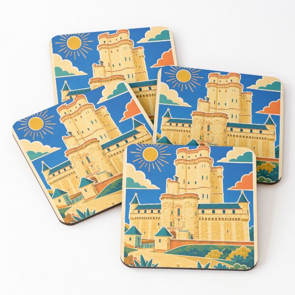 Item preview, Vincennes Royal Castle – Vintage Paris Travel Art designed and sold by White-Camel.