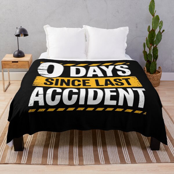 Item preview, 0 Days Since Last Accident Funny Workplace Safety Gift for Men designed and sold by Say It With Ink.