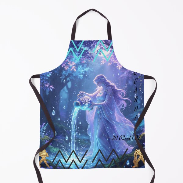 Item preview, Mystical Glowing Aquarius Zodiac designed and sold by wojtas90.