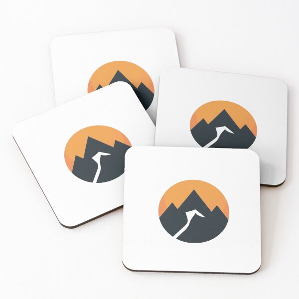 Item preview, Minimalist Mountain Sunset Design designed and sold by Larams Studio.