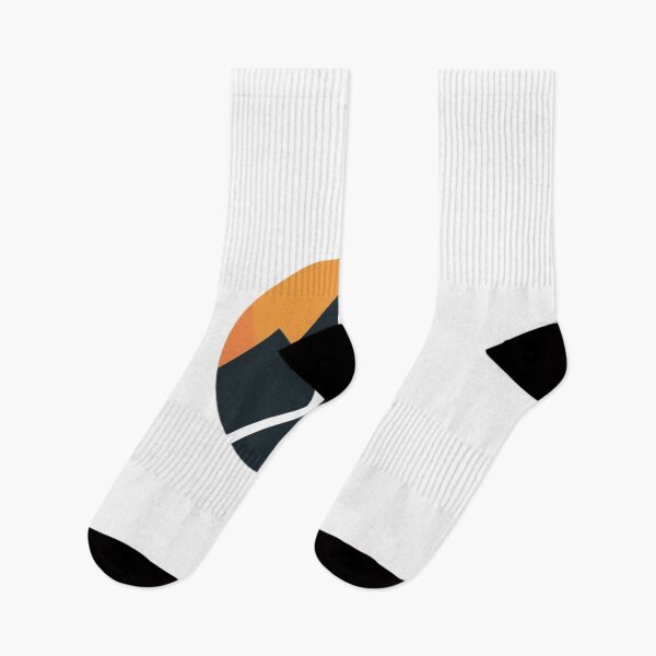 Item preview, Minimalist Mountain Sunset Design designed and sold by Larams Studio.