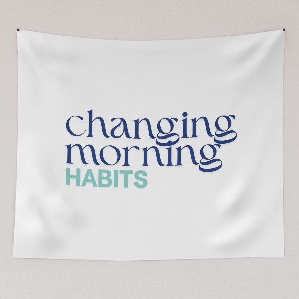 Item preview, Changing morning habits designed and sold by ArtistTejal.