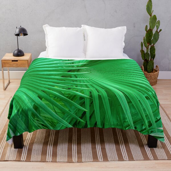 Item preview, Exotic Palm Leaves In Lush Tropical Green designed and sold by DEC02.