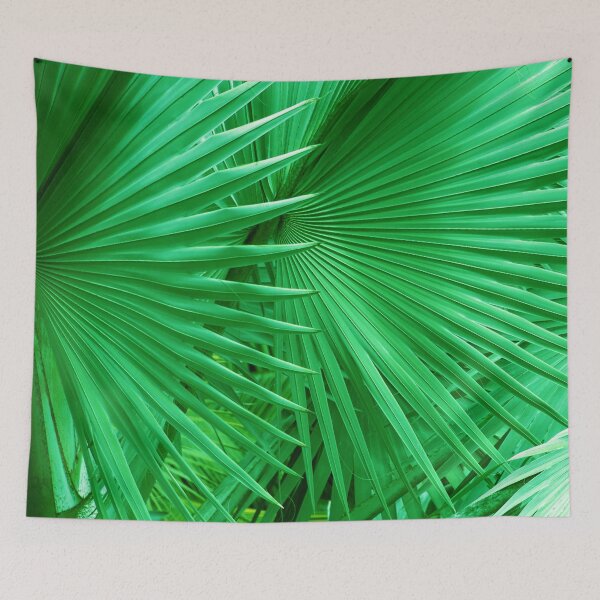 Item preview, Exotic Palm Leaves In Lush Tropical Green designed and sold by DEC02.