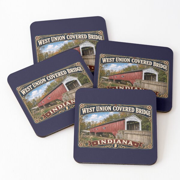 Item preview, West Union Covered Bridge Rustic designed and sold by gotucoveredart.