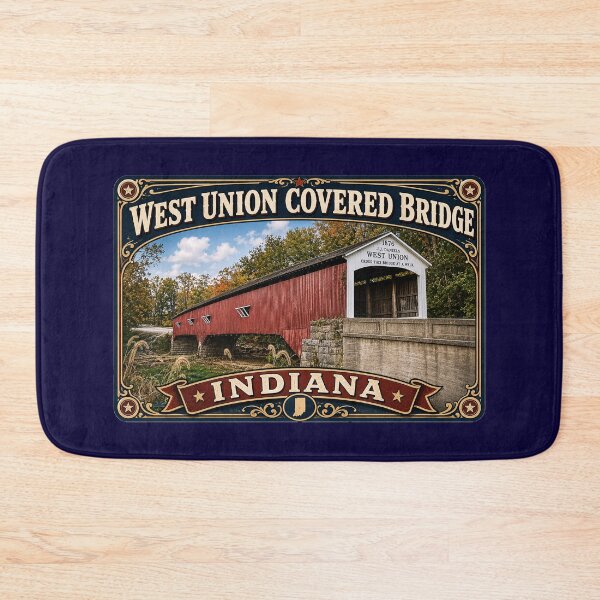 Item preview, West Union Covered Bridge Rustic designed and sold by gotucoveredart.