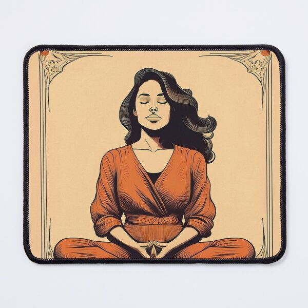 Item preview, Copy of Breathe In Breathe Out abstract calming meditation yoga gift designed and sold by language-des.