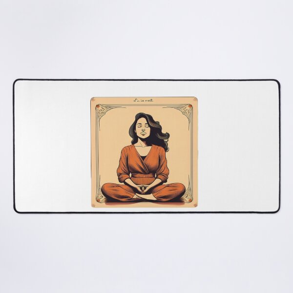 Item preview, Copy of Breathe In Breathe Out abstract calming meditation yoga gift designed and sold by language-des.