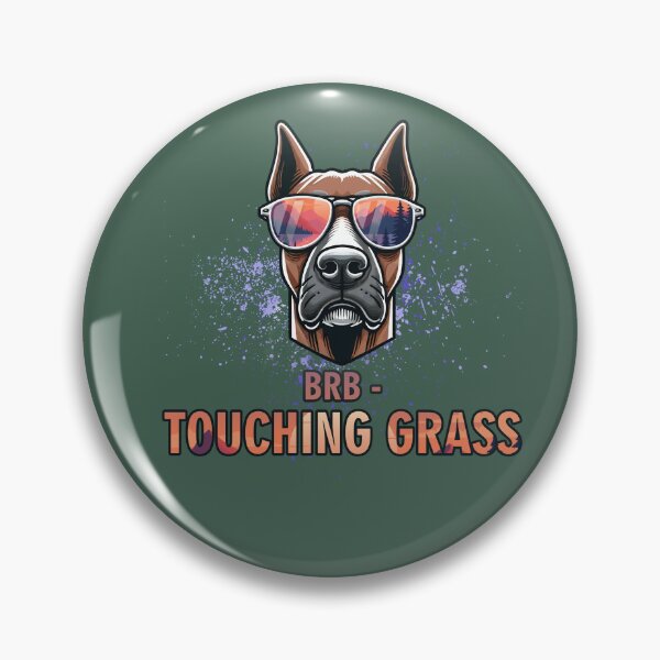 Item preview, BRB Touching Grass - Digital Detox Hiking Gift designed and sold by GraphicComet.