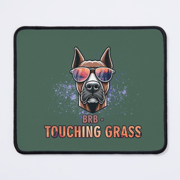Item preview, BRB Touching Grass - Digital Detox Hiking Gift designed and sold by GraphicComet.