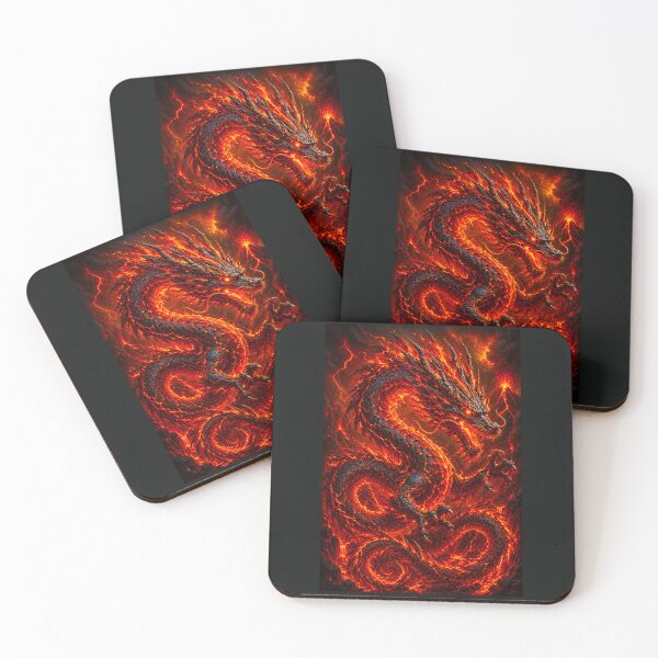 Item preview, ⚡ ELEMENTAL DRAGONS COLLECTION ⚡- MAGMA designed and sold by WheelieGdArt.