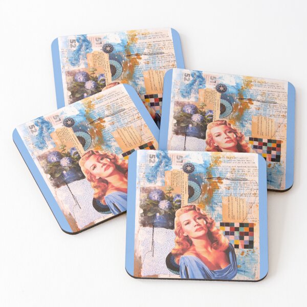 Item preview, Rita Hayworth In Blue designed and sold by collageDP.