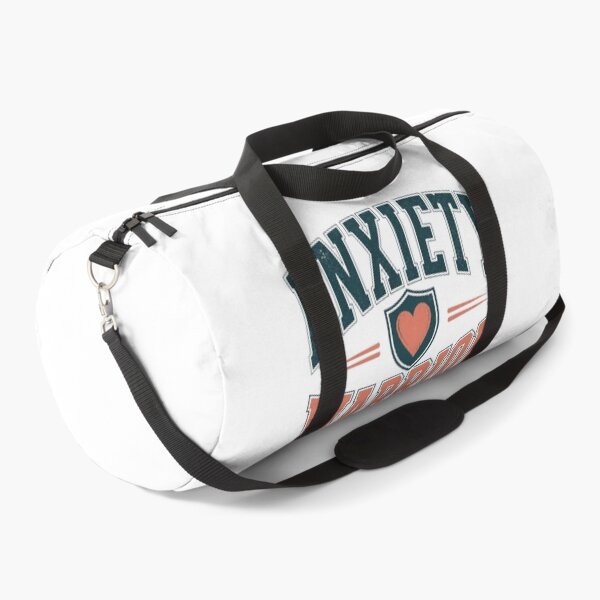 Item preview, Anxiety Warrior varsity shield strong mental health advocacy gift designed and sold by language-des.