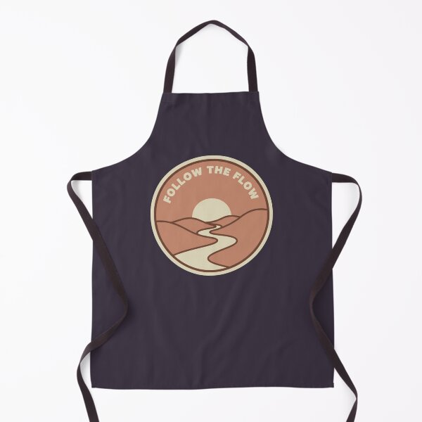 Item preview, Minimalist Follow The Flow Retro Terracotta Sunset designed and sold by Nikola Dio.