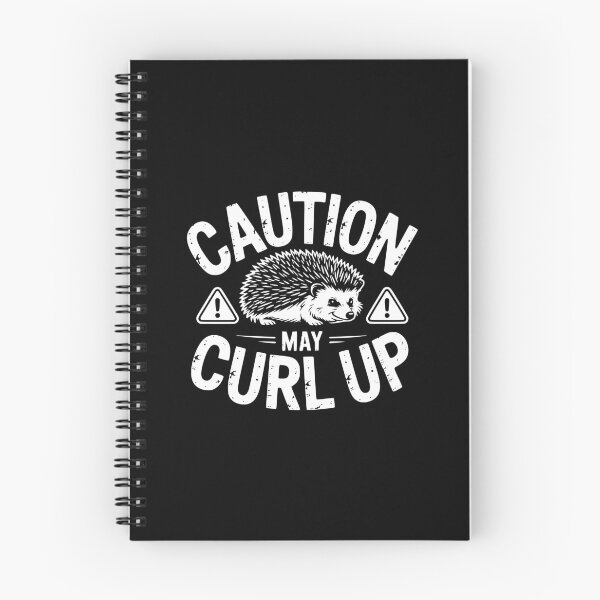 Item preview, Caution May Curl Up designed and sold by theartfulaspie.