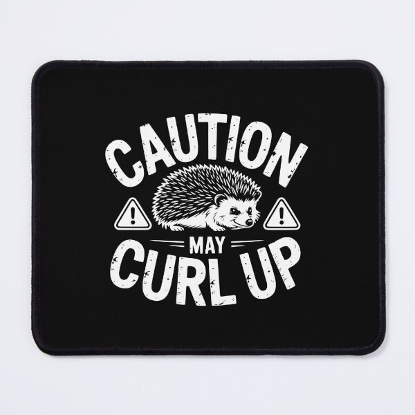 Item preview, Caution May Curl Up designed and sold by theartfulaspie.