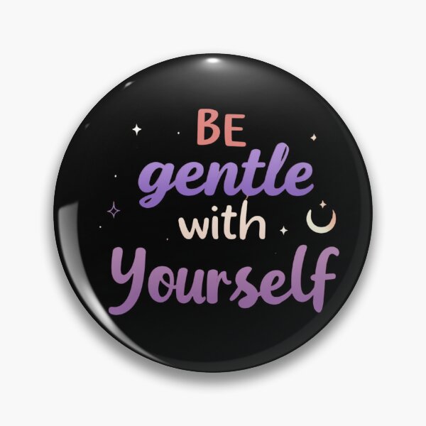 Item preview, Be Gentle With Yourself sunset gradient dreamy self care gift designed and sold by language-des.