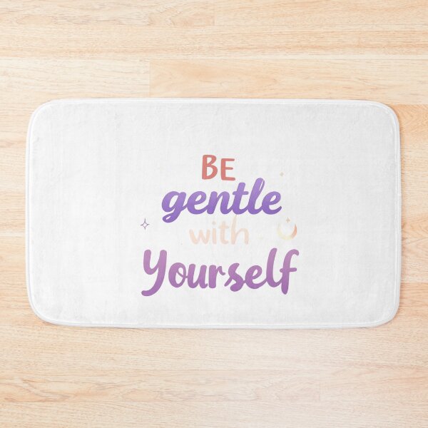 Item preview, Be Gentle With Yourself sunset gradient dreamy self care gift designed and sold by language-des.