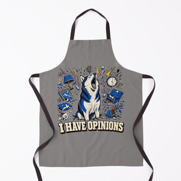 Item preview, I Have Opinions – Funny Husky Dog designed and sold by freshwear design.